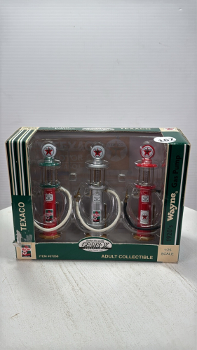 Texaco 1920's Wayne 3 PC Gas Pumps