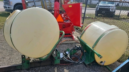 Pair of 200Gal. Saddle Tanks in Frames