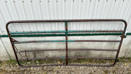 8ft Steel Gate -Has Slight Bend