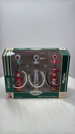 Texaco 1920's Wayne 3 PC Gas Pumps