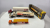 (4) Semi's w/Plastic Trailers - 2