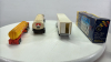 (4) Semi's w/Plastic Trailers - 3