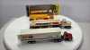 (4) Semi's w/Plastic Trailers - 5