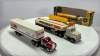 (4) Semi's w/Plastic Trailers - 6