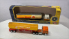 (4) Semi's w/Plastic Trailers - 7