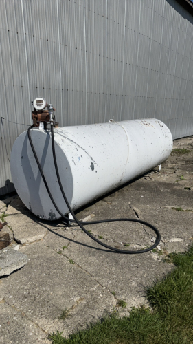STEEL DIESEL TANK WITH ELECTRIC PUMP