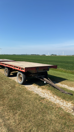 14FT 8IN X 8FT FLAT RACK WAGON