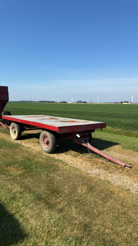 15FT X 7.5FT STEEL FLAT RACK WAGON