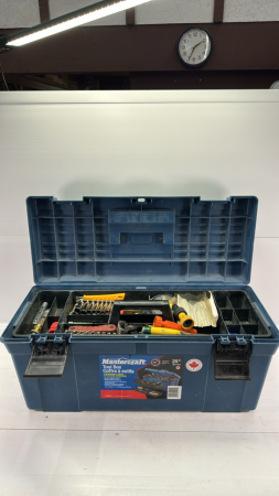 Mastercraft Plastic Toolbox with Contents