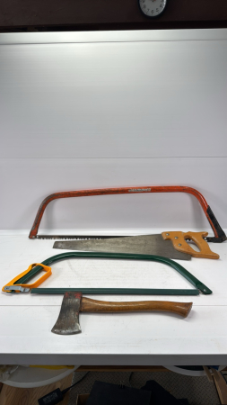 (3) Saws & Hatchet