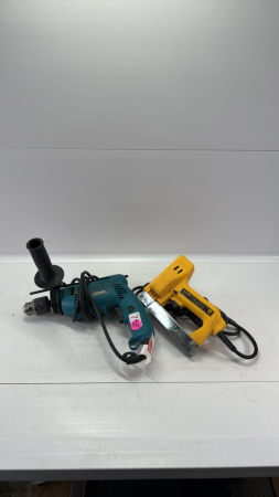 Makita 1/2in Drill & Electric Staple Gun
