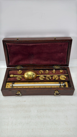 Sikes Hydrometer in Wooden Box