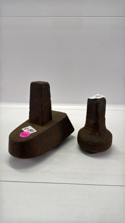 (2) Heavy Anvil Shaping Tools