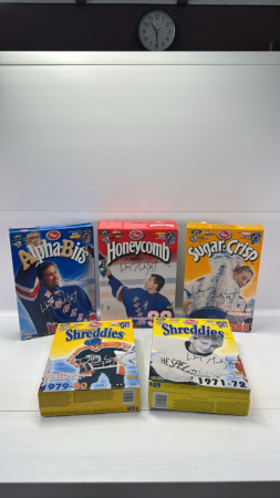 (5) Empty Cereal Boxes