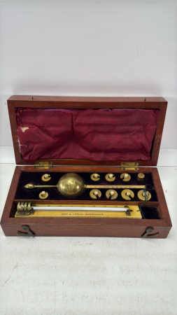 Sikes Hydrometer in Wooden Box
