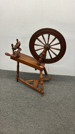 Repro Floor Model Spinning Wheel