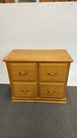 Oak 4 Drawer Dresser