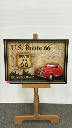 US Route 66 Plaque