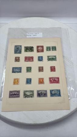 Used Canada Stamps 208 to 227