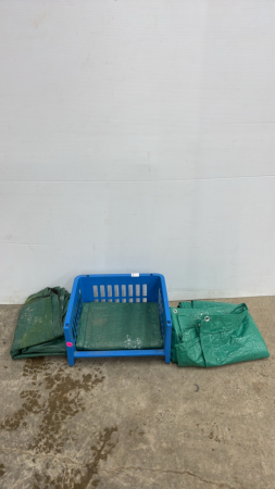 (3) Used Tarps