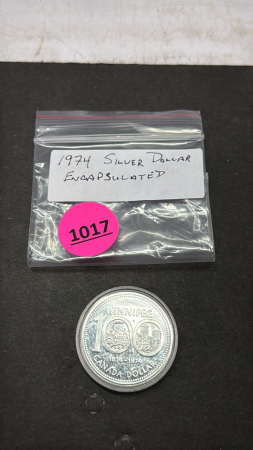 1974 Canadian Silver Dollar