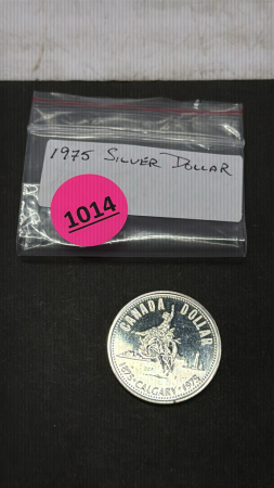 1975 Silver Canadian Dollar