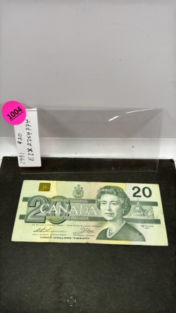 1991 Canadian $20 Dollar Bill