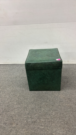 Vinyl Foot Stool with Storage
