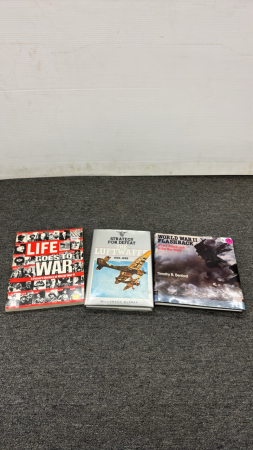 (3) Military Hardcover Books