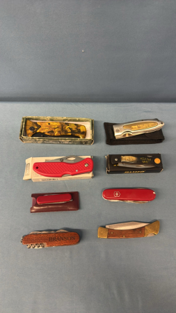 Lot of 8 Pocket Knifes