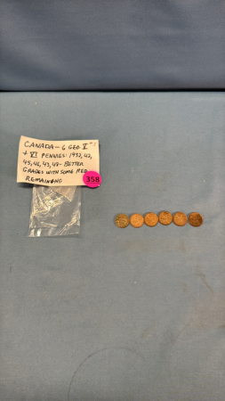 (6) Canada GEO Five & Six Pennies