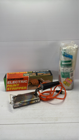 Electric Paint Stripper and Qty of Tie Wraps