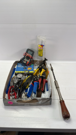 Selection of Hand Tools & Hardware Items