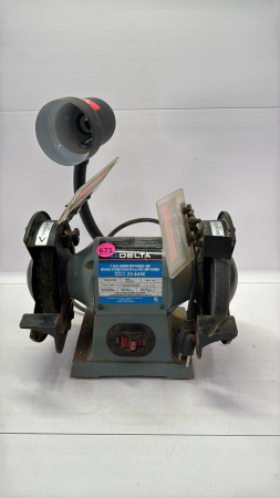 Delta 6in Basic Grinder w/Flexible Lamp