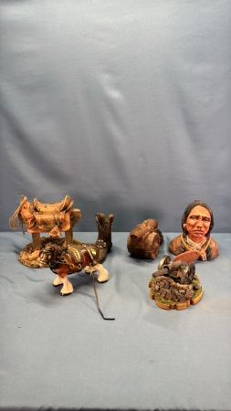 (6) Western Military Style Figurines