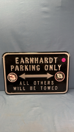 Earnhardt Parking Only Metal Sign