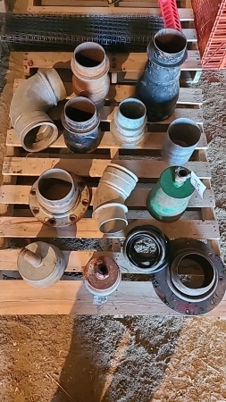 Lot of Manure Pipe Fittings