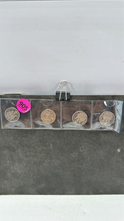(1) 1970, (3) 1973 Canadian 50 Cent Coins