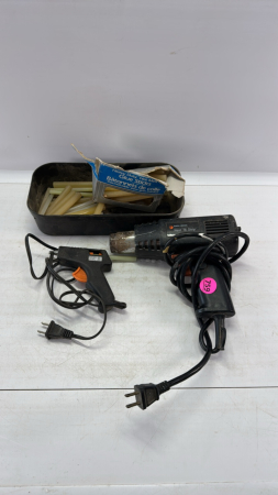 Black & Decker Heat Gun & Hot Glue Gun
