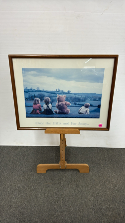 Childrens Print "Over the Hills and Far Away"