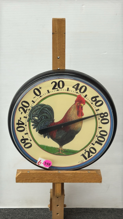 12in Thermometer with Rooster