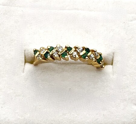 Yellow Plating Fashion Jewellery W/CZ Ring