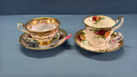 (2) Royal Albert Cups & Saucers