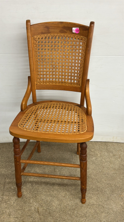 Cane Back & Seat Dining Room Chair