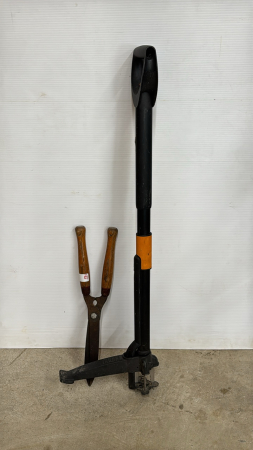 Dandelion Puller and Hedge Trimmers