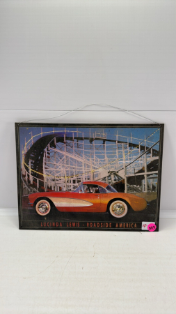 Metal Lucinda Lewis Roadside America Tin Sign