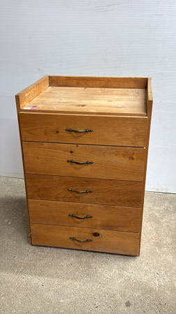 5 Drawer Wooden Cabinet