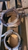 Lot of 4, 5, and 6in Manure Hose Clamps - 2