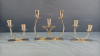 Oval Tray & Candle Stick Lot - 2