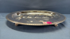 Oval Tray & Candle Stick Lot - 4